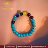 The Adjustable Yoga Bracelets (Firoza Stone)
